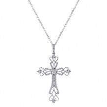 14k White Gold Emanuel Diamonds .40ct Diamond Necklace