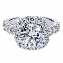 14k White Gold Emanuel Diamonds 1.80ct Diamond Engagement Ring