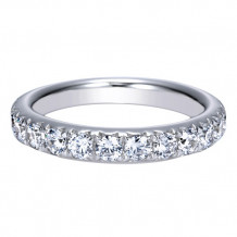 14k White Gold Emanuel Diamonds 1.00ct Diamond Anniversary Ring