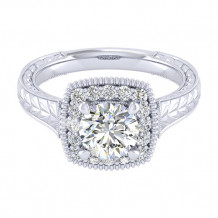 14k White Gold Emanuel Diamonds .26ct Diamond Engagement Ring