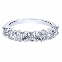 14k White Gold Emanuel Diamonds 1.51ct Diamond Anniversary Ring