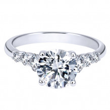 14k White Gold Emanuel Diamonds .47ct Diamond Engagement Ring