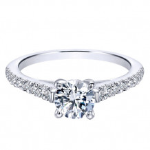 14k White Gold Emanuel Diamonds .28ct Diamond Engagement Ring