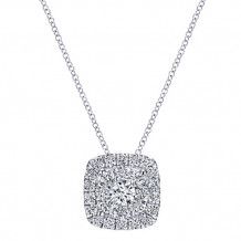 14k White Gold Emanuel Diamonds .73ct Diamond Necklace