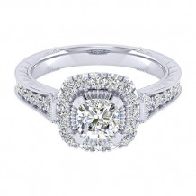 14k White Gold Emanuel Diamonds .61ct Diamond Engagement Ring