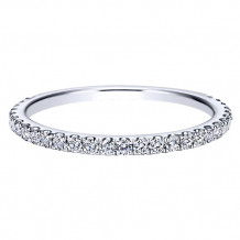 14k White Gold Emanuel Diamonds .20ct Diamond Anniversary Ring