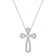 14k White Gold Emanuel Diamonds 1.00ct Diamond Necklace