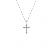 14k White Gold Emanuel Diamonds .25ct Diamond Necklace