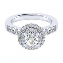 14k White Gold Emanuel Diamonds .70ct Diamond Engagement Ring