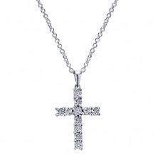 14k White Gold Emanuel Diamonds .45ct Diamond Necklace