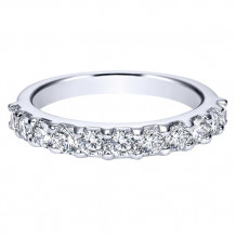 14k White Gold Emanuel Diamonds .75ct Diamond Anniversary Ring