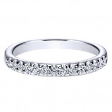 14k White Gold Emanuel Diamonds .25ct Diamond Anniversary Ring