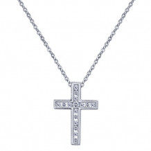 14k White Gold Emanuel Diamonds .25ct Diamond Necklace