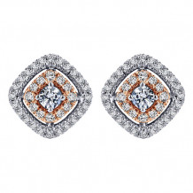 14k White Gold Emanuel Diamonds .43ct Diamond Earrings