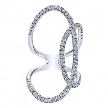 14k White Gold Emanuel Diamonds .96ct Diamond Fashion Ring
