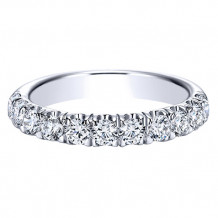 14k White Gold Emanuel Diamonds .95ct Diamond Anniversary Ring