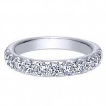 14k White Gold Emanuel Diamonds .93ct Diamond Anniversary Ring