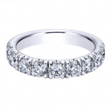 14k White Gold Emanuel Diamonds 1.36ct Diamond Anniversary Ring
