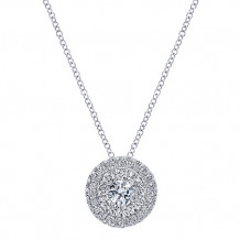 14k White Gold Emanuel Diamonds 1.00ct Diamond Necklace