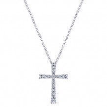 14k White Gold Emanuel Diamonds .50ct Diamond Necklace