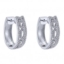 14k White Gold Emanuel Diamonds 1.00ct Diamond Earrings