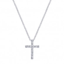14k White Gold Emanuel Diamonds .10ct Diamond Necklace