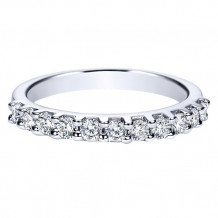 14k White Gold Emanuel Diamonds .50ct Diamond Anniversary Ring