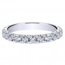 14k White Gold Emanuel Diamonds 1.00ct Diamond Anniversary Ring