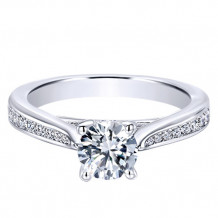 14k White Gold Emanuel Diamonds .29ct Diamond Engagement Ring