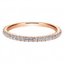 14k Rose Gold Emanuel Diamonds .25ct Diamond Anniversary Ring