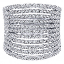 14k White Gold Emanuel Diamonds 1.70ct Diamond Fashion Ring