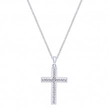 14k White Gold Emanuel Diamonds .16ct Diamond Necklace