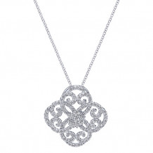 14k White Gold Emanuel Diamonds 1.50ct Diamond Necklace