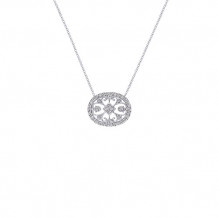 14k White Gold Emanuel Diamonds .82ct Diamond Necklace