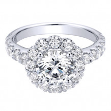 14k White Gold Emanuel Diamonds 1.20ct Diamond Engagement Ring