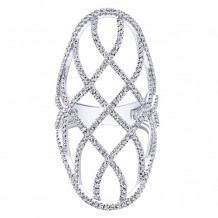 14k White Gold Emanuel Diamonds 1.37ct Diamond Fashion Ring