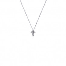 14k White Gold Emanuel Diamonds .26ct Diamond Necklace