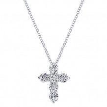 14k White Gold Emanuel Diamonds 1.00ct Diamond Necklace