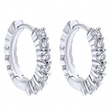 14k White Gold Emanuel Diamonds .47ct Diamond Earrings