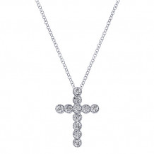 14k White Gold Emanuel Diamonds .23ct Diamond Necklace