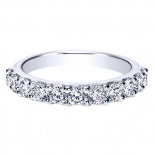 14k White Gold Emanuel Diamonds .92ct Diamond Anniversary Ring