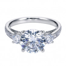 14k White Gold Emanuel Diamonds .60ct Diamond Engagement Ring