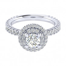 14k White Gold Emanuel Diamonds .75ct Diamond Engagement Ring