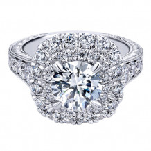 14k White Gold Emanuel Diamonds 1.60ct Diamond Engagement Ring