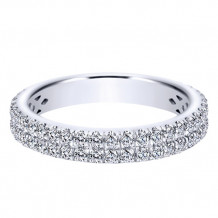 14k White Gold Emanuel Diamonds 1.00ct Diamond Anniversary Ring