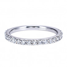14k White Gold Emanuel Diamonds .50ct Diamond Anniversary Ring