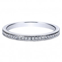 14k White Gold Emanuel Diamonds .20ct Diamond Anniversary Ring