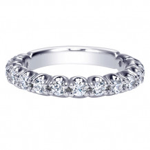 14k White Gold Emanuel Diamonds .75ct Diamond Anniversary Ring