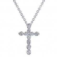 14k White Gold Emanuel Diamonds .75ct Diamond Necklace