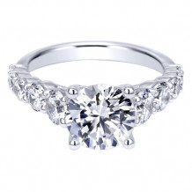 14k White Gold Emanuel Diamonds 1.41ct Diamond Engagement Ring